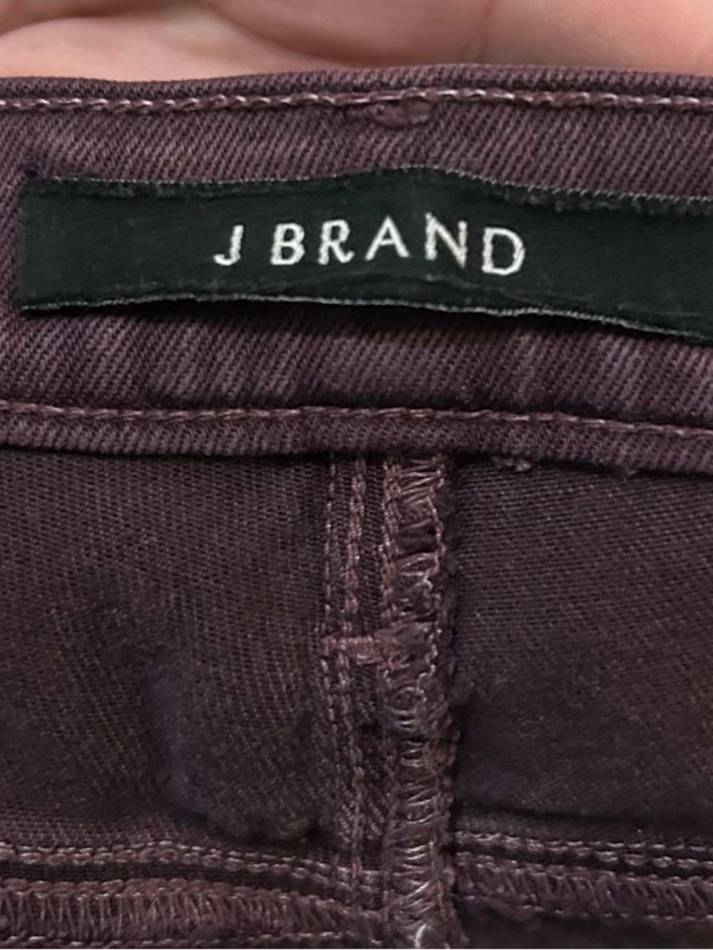 J Brand Super Skinny Pants Jeggings in Lacquered Pinot Wash (purple)- Size 29 - Picture 7 of 13